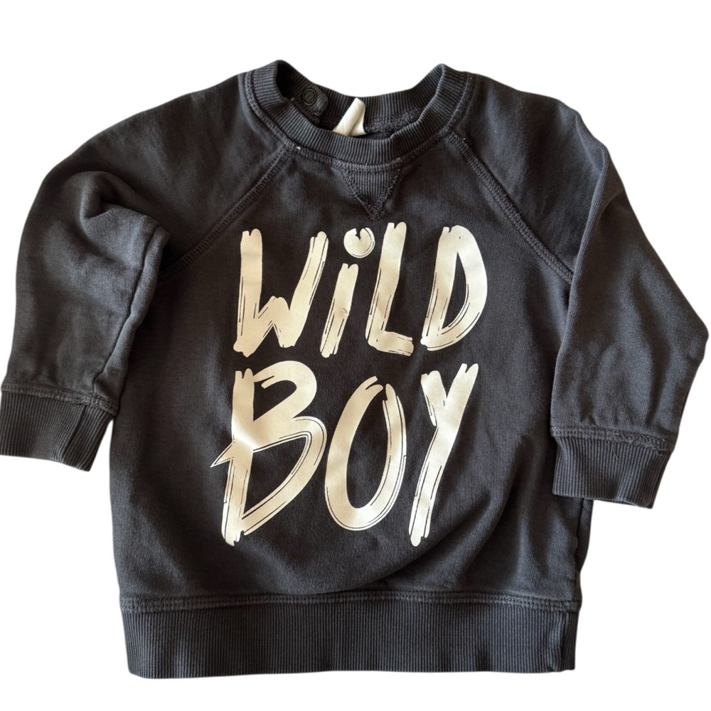 H&M Black Wild Boy Sweatshirt